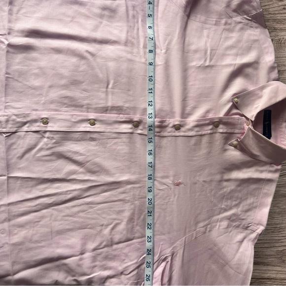 ⚜️Ralph Lauren Pink Long Sleeve Button-Up Shirt w/ 🩷 Pink Pony Logo - Picture 4 of 10